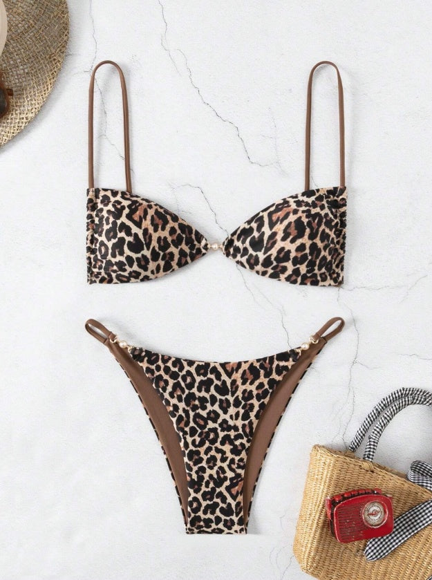 Women's Two-piece Casual Swimsuit P61 Decor